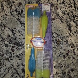 Nuby Bottle and Nipple Brush Set